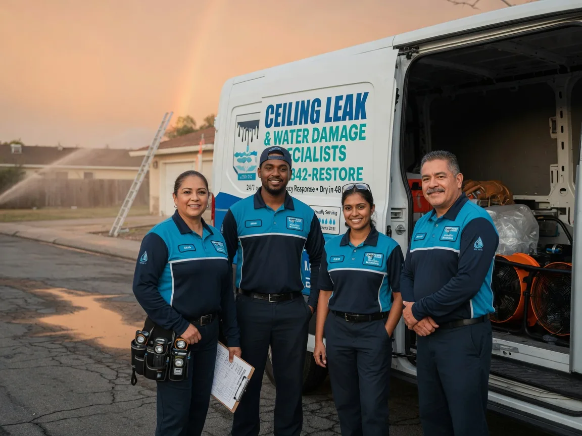 Ceiling Leak Cleanup company in Denton, KS